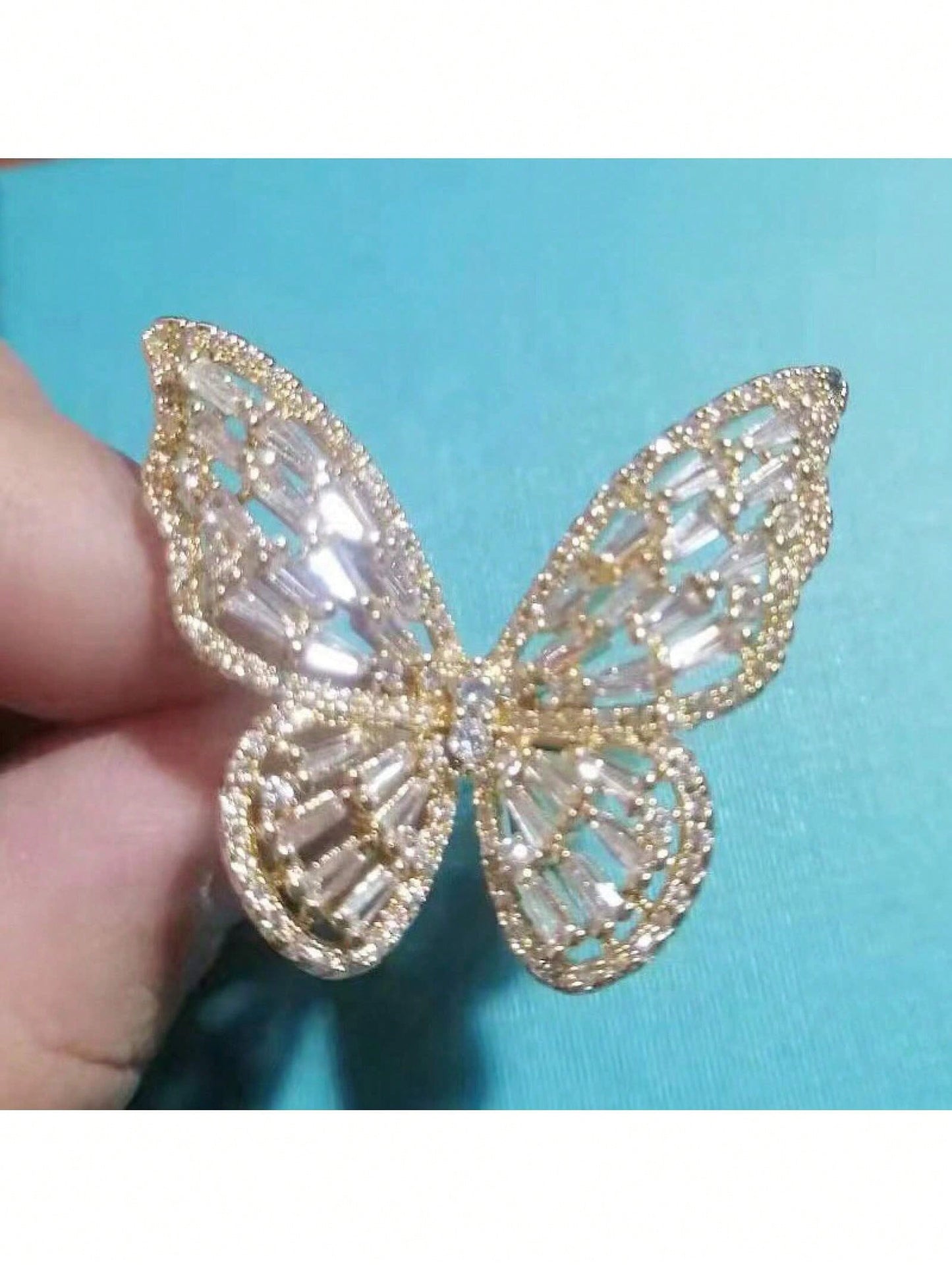 Fearless Woman Butterfly Ring