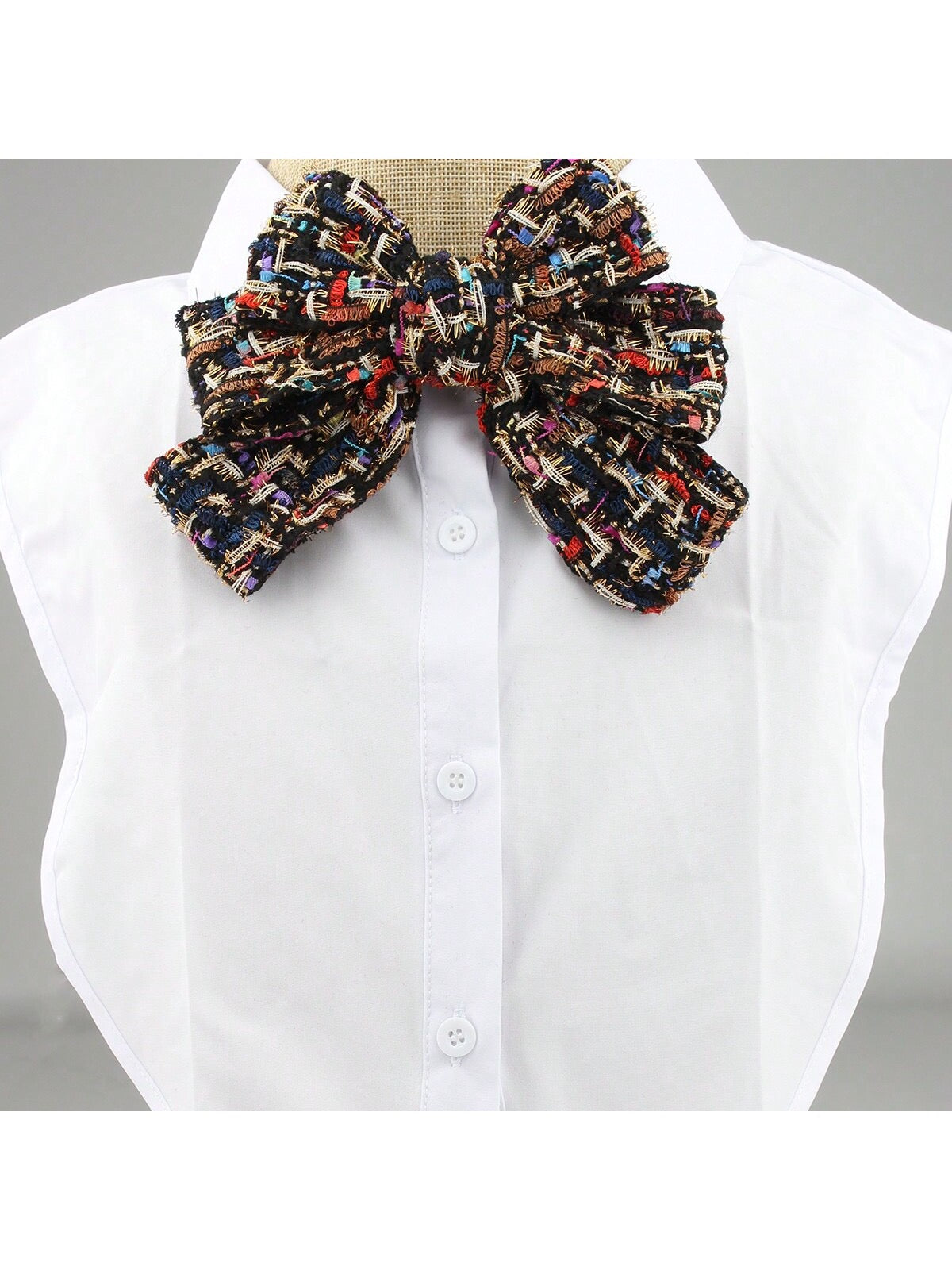 Fearless Woman RainBow Necktie Brooch